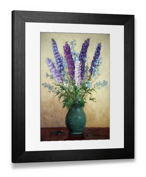Framed Print : Delphiniums Framed Print : Delphiniums