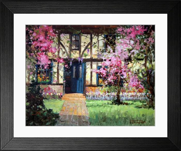 Framed Print : A cottage doorway Framed Print : A cottage doorway