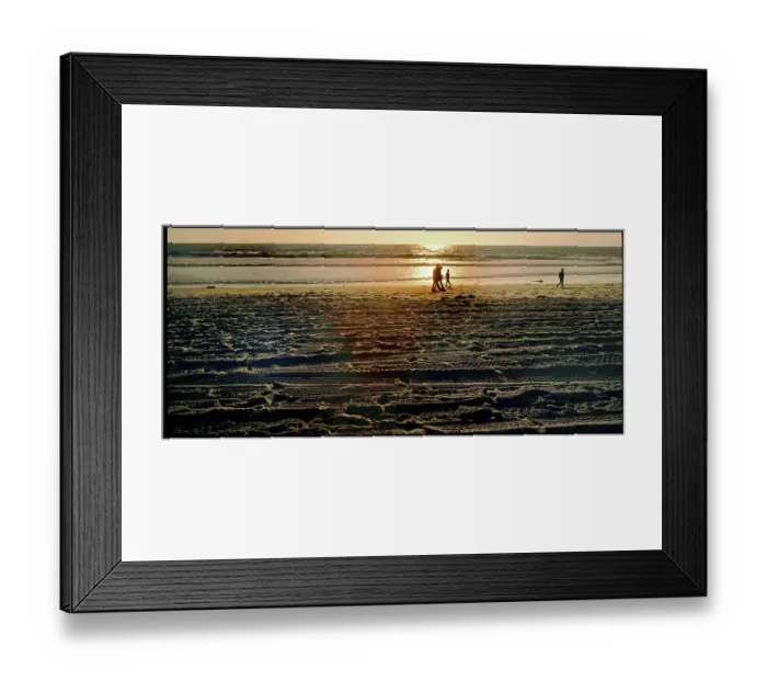 Framed Print : Tyre marks on Santa Monica beach, California, USA Framed Print : Tyre marks on Santa Monica beach, California, USA