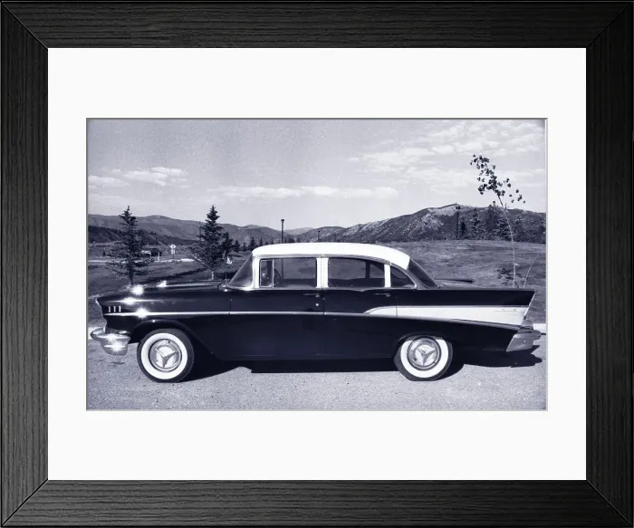 Framed Print : Classic American car in Colorado, USA Framed Print : Classic American car in Colorado, USA