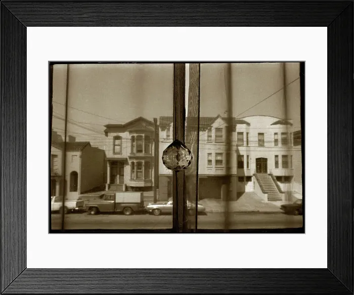 Framed Print : View from window in San Francisco, USA Framed Print : View from window in San Francisco, USA