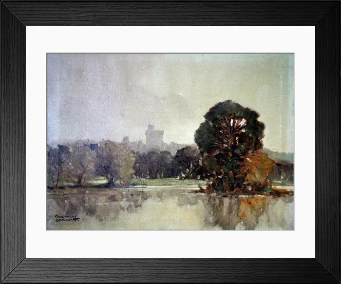 Framed Print : Windsor Castle from the Thames, Berkshire Framed Print : Windsor Castle from the Thames, Berkshire