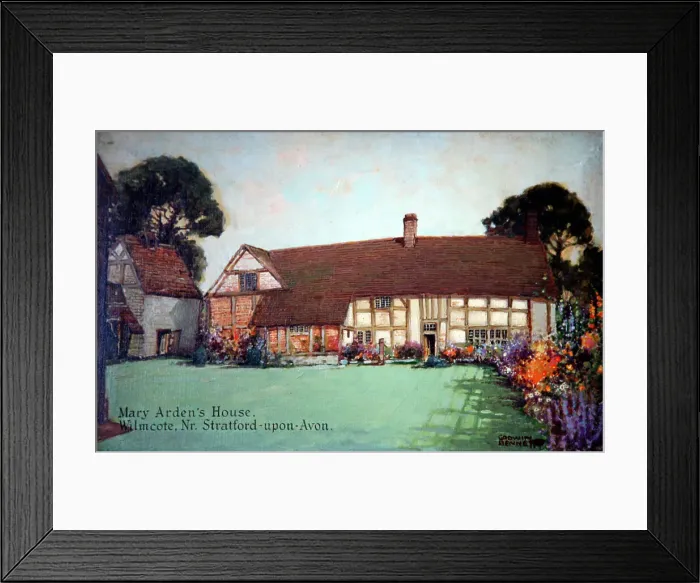 Framed Print : Mary Arden's House, Wilmcote, Stratford upon Avon Framed Print : Mary Arden's House, Wilmcote, Stratford upon Avon