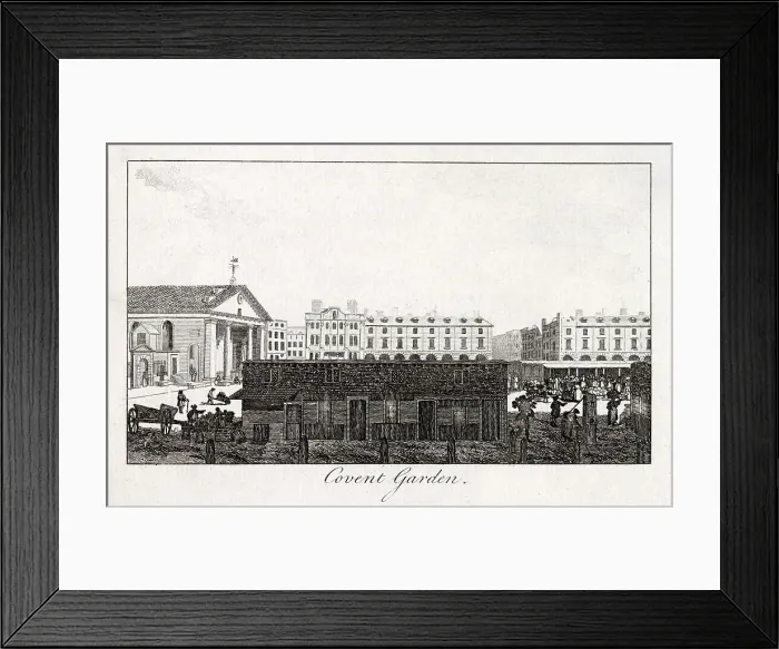 Framed Print : Covent Garden, London. Date: circa 1750 Framed Print : Covent Garden, London. Date: circa 1750