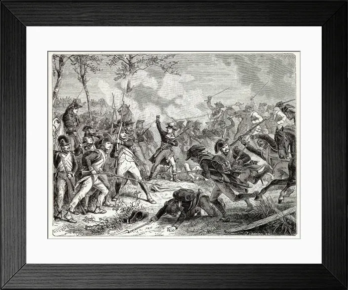 Framed Print : Battle at Wattignies Date: 15-16 October 1793 Framed Print : Battle at Wattignies Date: 15-16 October 1793