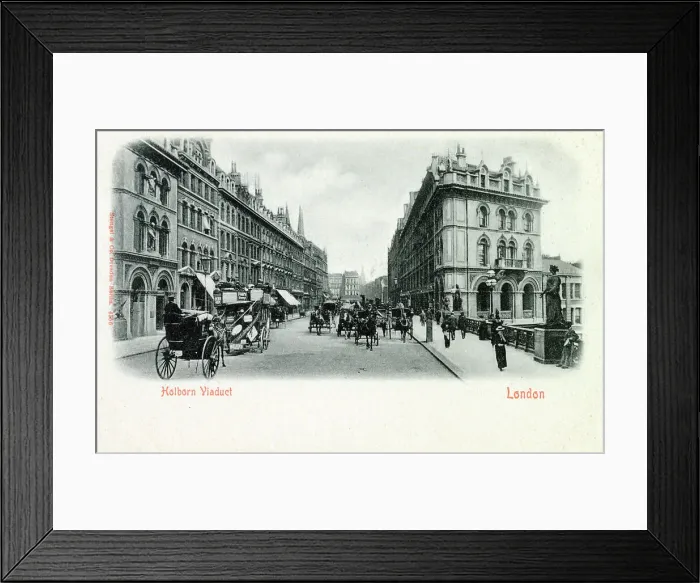 Framed Print : Holborn Viaduct. Date: 1900 Framed Print : Holborn Viaduct. Date: 1900