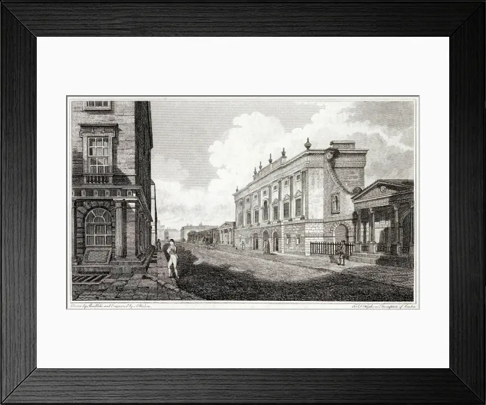 Framed Print : Early 19th century view. Date: 1805 Framed Print : Early 19th century view. Date: 1805