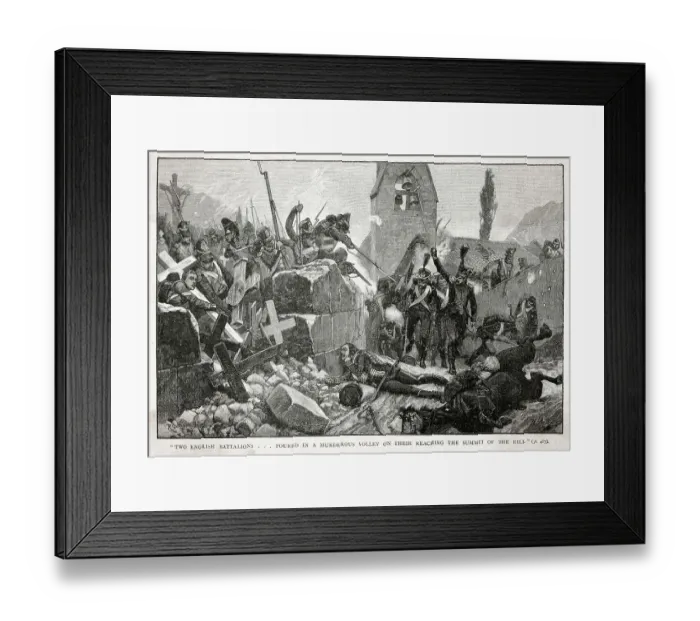Framed Print : PENINSULA WAR 17, 000 soldiers under Sir Arthur Wellesley (Wellington) defeat 13, 000 French at Vimeiro, Portugal. Date: 21st August 1809 Framed Print : PENINSULA WAR 17, 000 soldiers under Sir Arthur Wellesley (Wellington) defeat 13, 000 French at Vimeiro, Portugal. Date: 21st August 1809