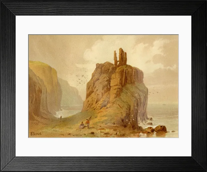 Framed Print : IRELAND / DUNSEVERICK CAST Framed Print : IRELAND / DUNSEVERICK CAST