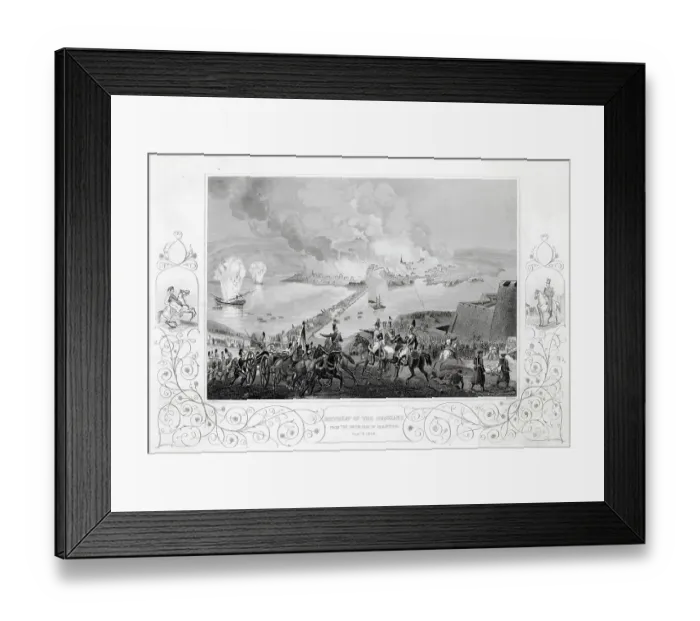 Framed Print : In the face of the Allied attacks, the Russians evacuate the south side of the town Date: 8 September 1855 Framed Print : In the face of the Allied attacks, the Russians evacuate the south side of the town Date: 8 September 1855