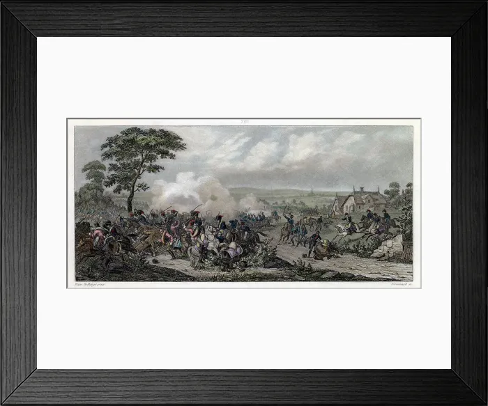 Framed Print : BATTLE OF LANDSBERG French versus Austrians Date: 11 October 1805 Framed Print : BATTLE OF LANDSBERG French versus Austrians Date: 11 October 1805