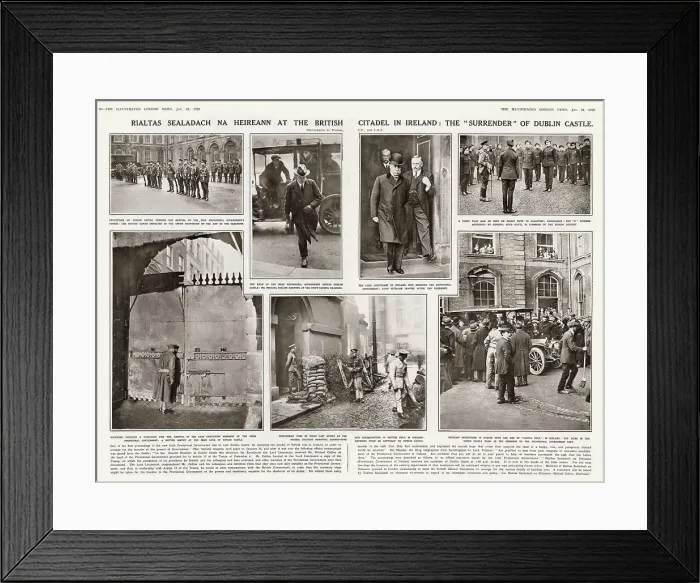 Framed Print : The Surrender of Dublin Castle Framed Print : The Surrender of Dublin Castle