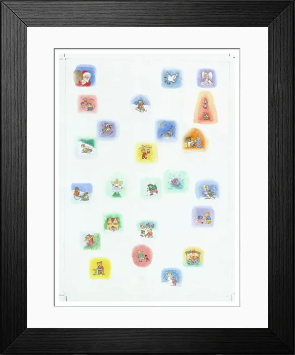 Framed Print : Teddy Bears advent inner to match Image 10797596 Framed Print : Teddy Bears advent inner to match Image 10797596