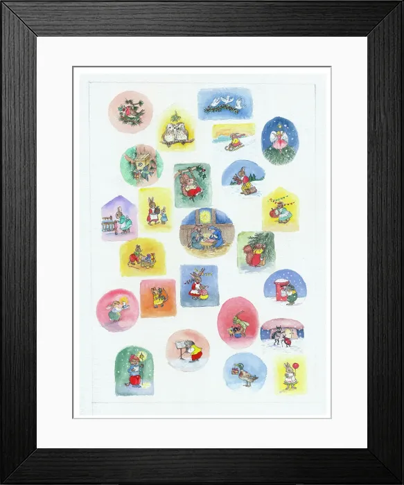 Framed Print : Xmas in the woods advent inner to match Image 10797040 Framed Print : Xmas in the woods advent inner to match Image 10797040