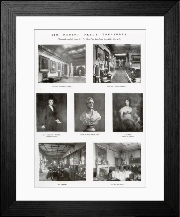 Framed Print : Sir Robert Peel's Treasures Framed Print : Sir Robert Peel's Treasures