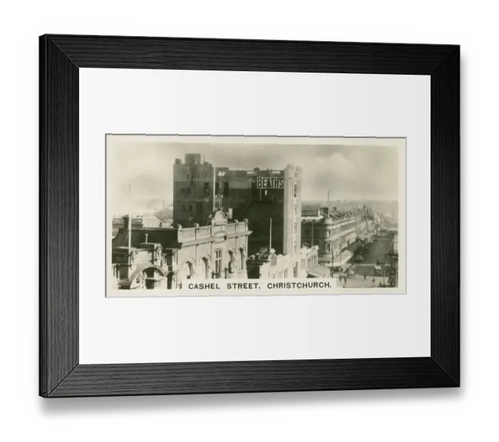 Framed Print : New Zealand - Cashel Street, Christchurch Framed Print : New Zealand - Cashel Street, Christchurch