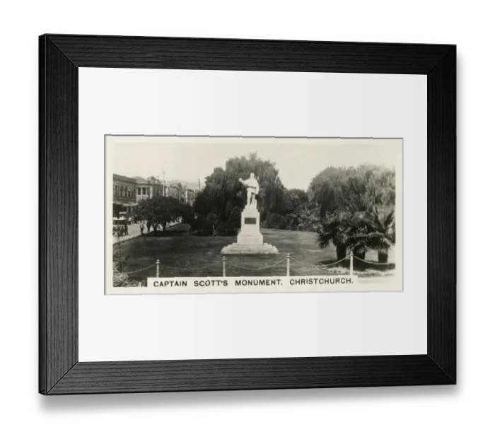 Framed Print : New Zealand - Captain Scott's Monument, Christchurch Framed Print : New Zealand - Captain Scott's Monument, Christchurch