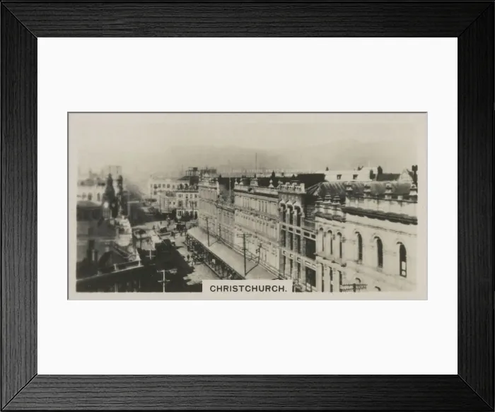 Framed Print : New Zealand - City of Christchurch Framed Print : New Zealand - City of Christchurch