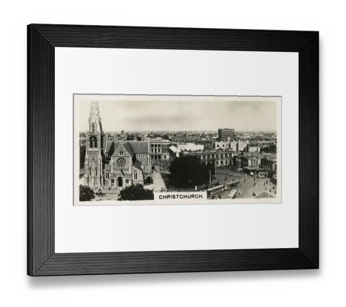 Framed Print : New Zealand - Cathedral Square, Christchurch Framed Print : New Zealand - Cathedral Square, Christchurch