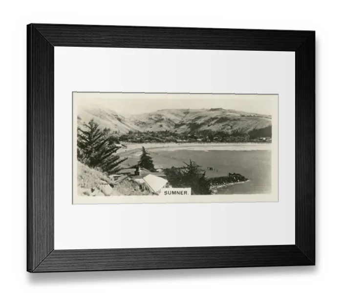 Framed Print : New Zealand - Sumner - seaside resort near Christchurch Framed Print : New Zealand - Sumner - seaside resort near Christchurch