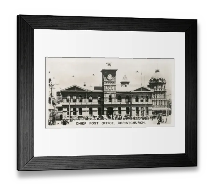 Framed Print : New Zealand - Chief Post Office, Christchurch Framed Print : New Zealand - Chief Post Office, Christchurch