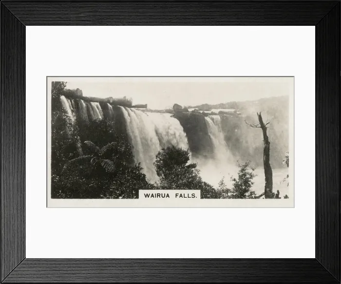 Framed Print : New Zealand - Wairua Falls on the Wairua River Framed Print : New Zealand - Wairua Falls on the Wairua River