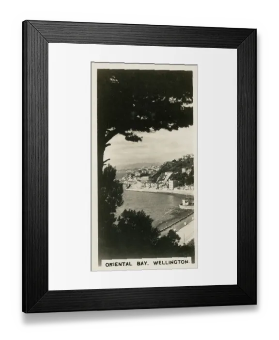 Framed Print : New Zealand - Oriental Bay, Wellington Framed Print : New Zealand - Oriental Bay, Wellington