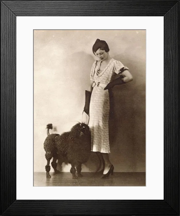 Framed Print : The designer of Nymph Errant dresses Framed Print : The designer of Nymph Errant dresses
