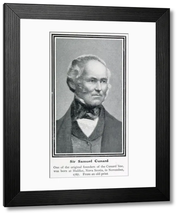 Framed Print : Samuel Cunard, 1st Baronet Framed Print : Samuel Cunard, 1st Baronet
