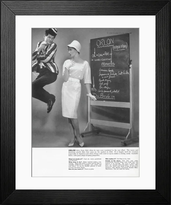 Framed Print : Orlon luxury arcrylic fibre Framed Print : Orlon luxury arcrylic fibre