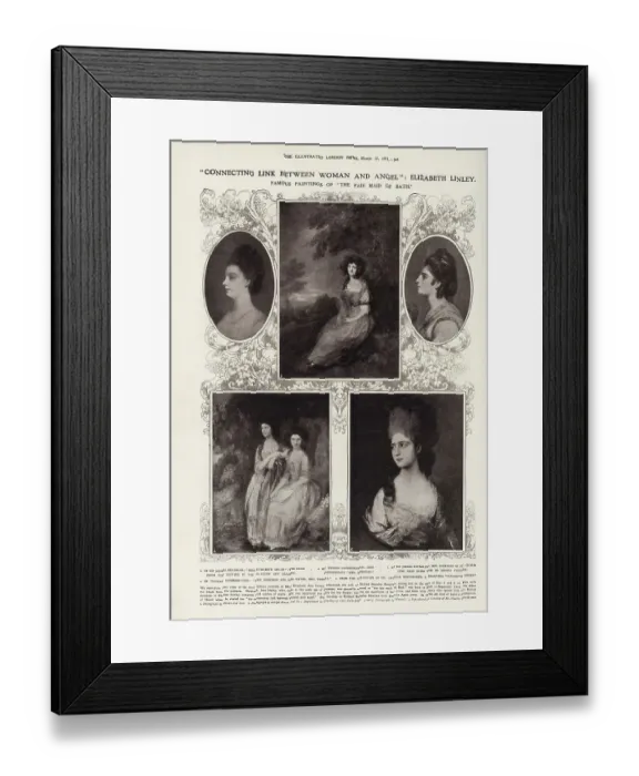 Framed Print : Connecting link between woman and angel: Miss Elizabeth Ann Linley, afterwards the wife of Richard Brinsley Sheridan - famous paintings of The Fair Maid of Bath Framed Print : Connecting link between woman and angel: Miss Elizabeth Ann Linley, afterwards the wife of Richard Brinsley Sheridan - famous paintings of The Fair Maid of Bath