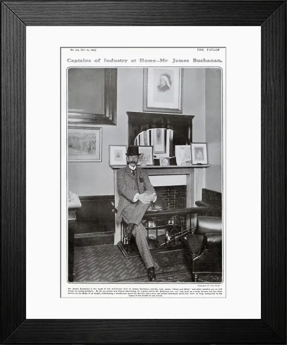 Framed Print : James Buchanan, 1st Baron Woolavington Framed Print : James Buchanan, 1st Baron Woolavington