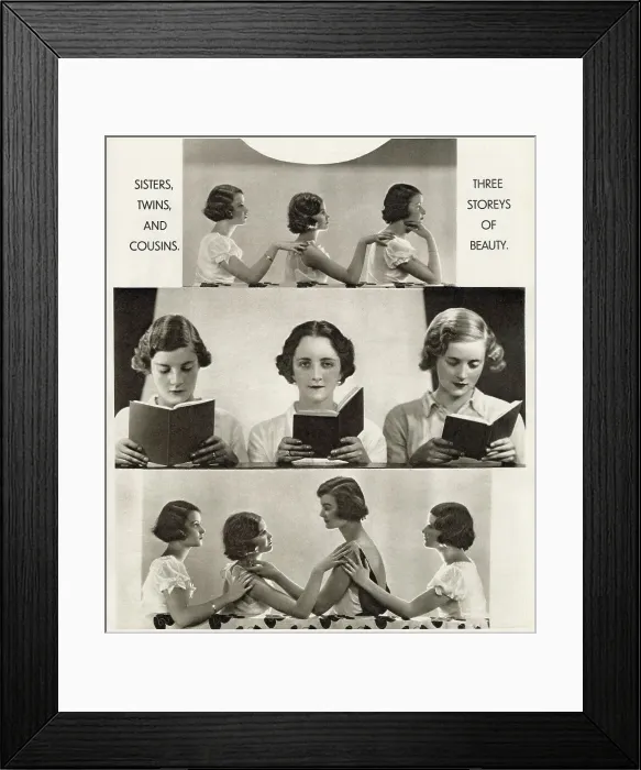 Framed Print : Three stories of beauty, 1933