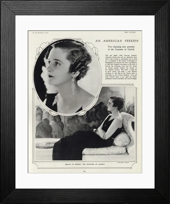 Framed Print : The Countess of Carrick Framed Print : The Countess of Carrick