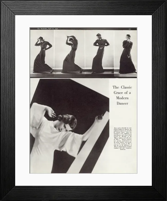 Framed Print : Alanova. Kyra Alanova (1902-1965). The classic grace of a modern dancer. Date: 1932 Framed Print : Alanova. Kyra Alanova (1902-1965). The classic grace of a modern dancer. Date: 1932