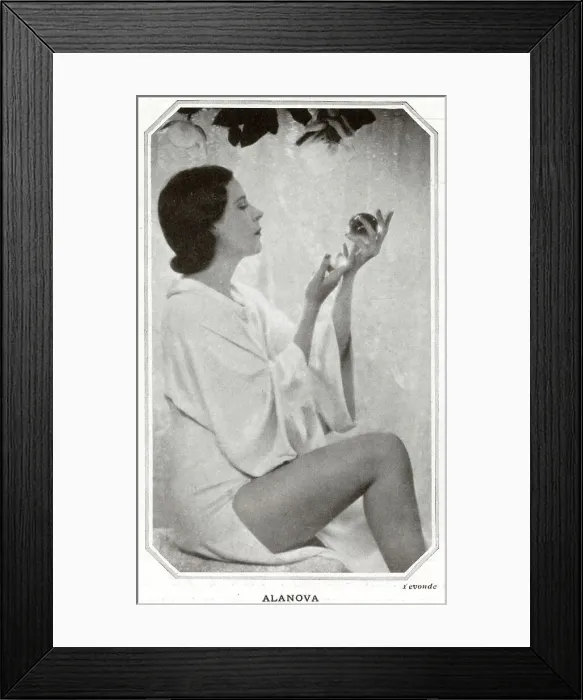 Framed Print : Kyra Alanova (1902-1965), versatile English dancer. Made her debut at the Theatre des Champs Elysees in Paris. Date: 1931 Framed Print : Kyra Alanova (1902-1965), versatile English dancer. Made her debut at the Theatre des Champs Elysees in Paris. Date: 1931
