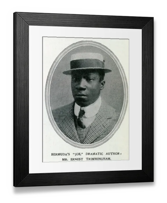 Framed Print : Mr Ernest Trimmingham (1880-1942) - an actor on stage and screen from the British Overseas Territory of Bermuda. He was one of the first black actors in British cinema Framed Print : Mr Ernest Trimmingham (1880-1942) - an actor on stage and screen from the British Overseas Territory of Bermuda. He was one of the first black actors in British cinema