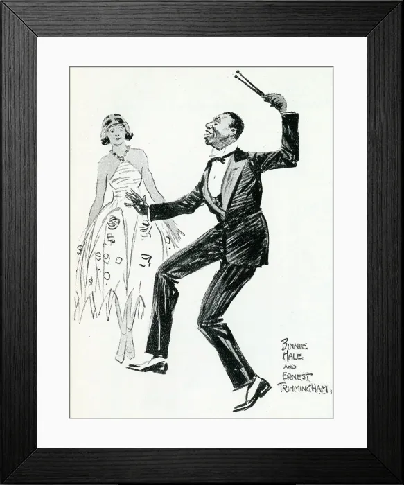 Framed Print : Binne Hale & Ernest Trimmingham - Actors in The Dippers Framed Print : Binne Hale & Ernest Trimmingham - Actors in The Dippers