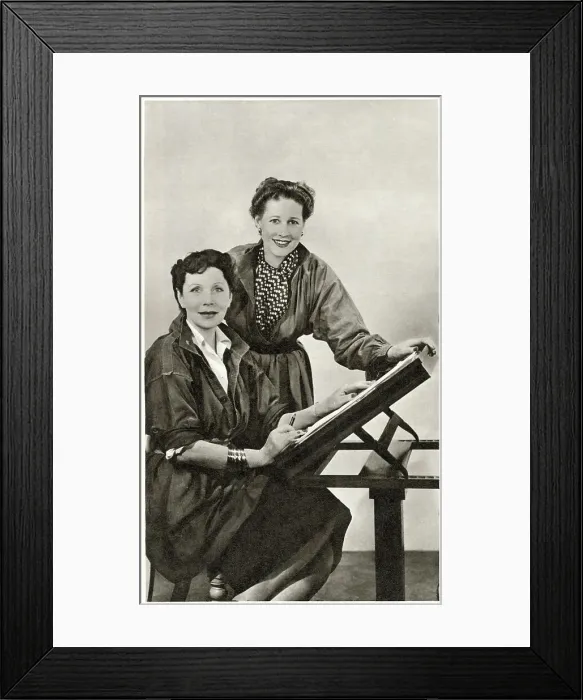 Framed Print : The Zinkeisen Sisters Framed Print : The Zinkeisen Sisters