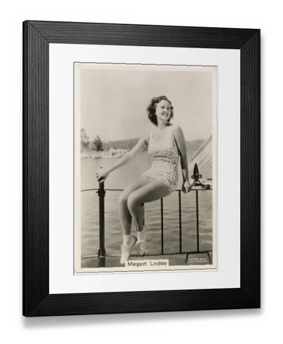 Framed Print : Margaret Lindsay, American film actress Date: 1939 Framed Print : Margaret Lindsay, American film actress Date: 1939