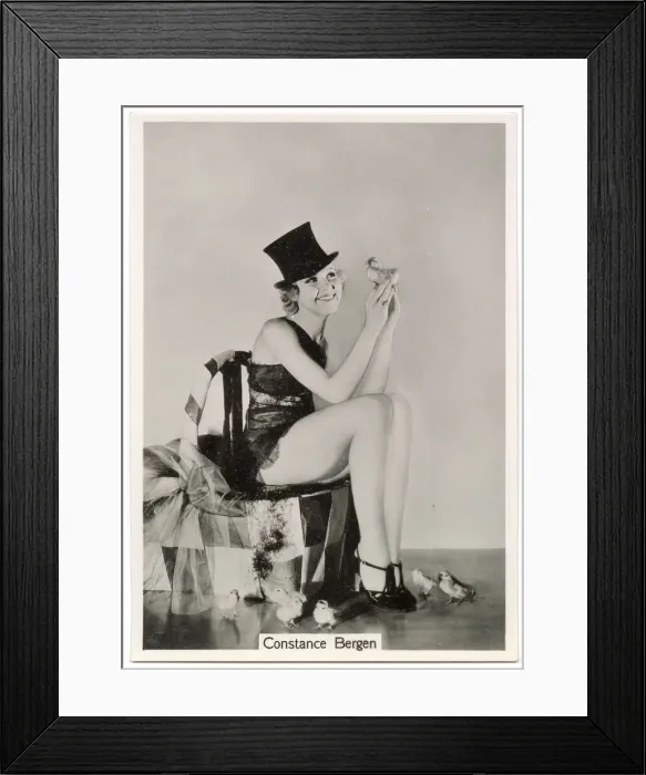 Framed Print : Constance Bergen, American actress Date: 1939 Framed Print : Constance Bergen, American actress Date: 1939