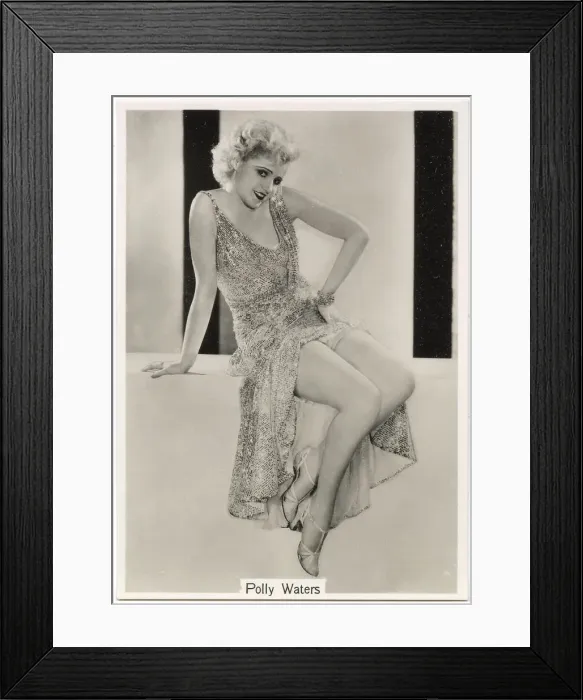 Framed Print : Polly Waters, actress Date: 1939 Framed Print : Polly Waters, actress Date: 1939