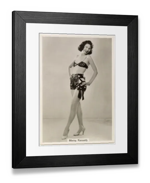 Framed Print : Merna Kennedy, American actress Date: 1939 Framed Print : Merna Kennedy, American actress Date: 1939