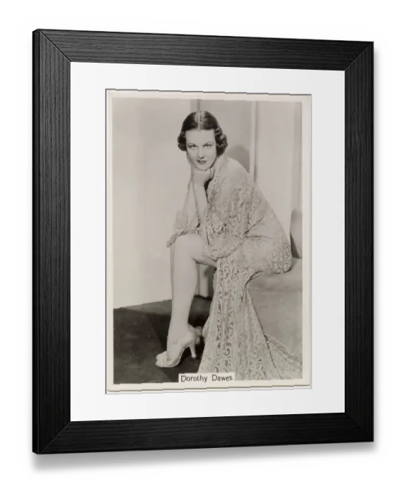 Framed Print : Dorothy Dawes, American film actress Date: 1939 Framed Print : Dorothy Dawes, American film actress Date: 1939