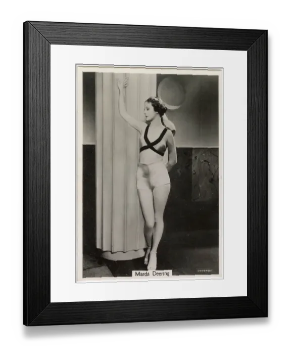 Framed Print : Marda Deering, American film actress Date: 1939