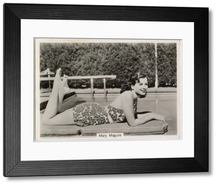 Framed Print : Mary Maguire, Australian-born actress Date: 1939 Framed Print : Mary Maguire, Australian-born actress Date: 1939