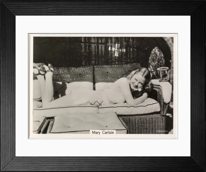 Framed Print : Mary Carlisle, American actress, singer and dancer Date: 1939 Framed Print : Mary Carlisle, American actress, singer and dancer Date: 1939