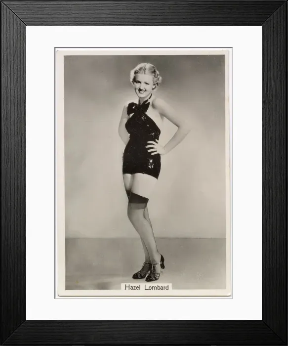 Framed Print : Hazel Lombard, American showgirl Date: 1939 Framed Print : Hazel Lombard, American showgirl Date: 1939