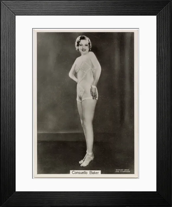 Framed Print : Consuelo Baker, American film actress Date: 1939 Framed Print : Consuelo Baker, American film actress Date: 1939