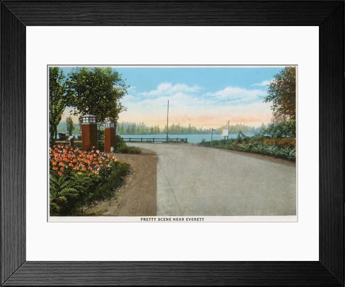 Framed Print : Scene near Everett, Washington, USA Date: 1929 Framed Print : Scene near Everett, Washington, USA Date: 1929